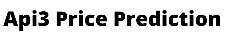 API3 Price Prediction
